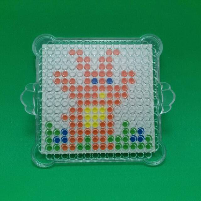 Aquabeads Khay Nhựa Hình Vuông Nhỏ 8x8cm / Aquabead / Hạt / Hạt Cườm