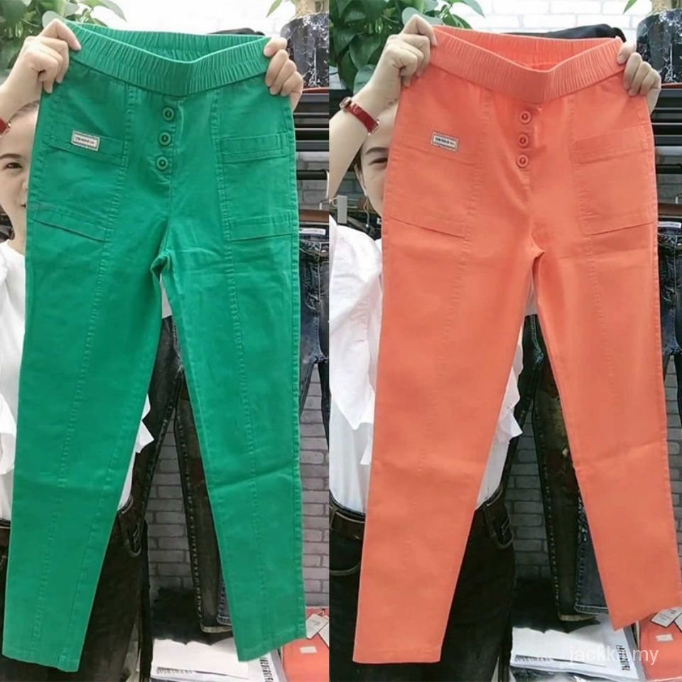 Quần Cotton Lanh Lưng Cao Dáng Rộng Phong Cách Hàn Quốc Thời Trang Mùa Hè Mới Cho Nữ 2021 | BigBuy360 - bigbuy360.vn