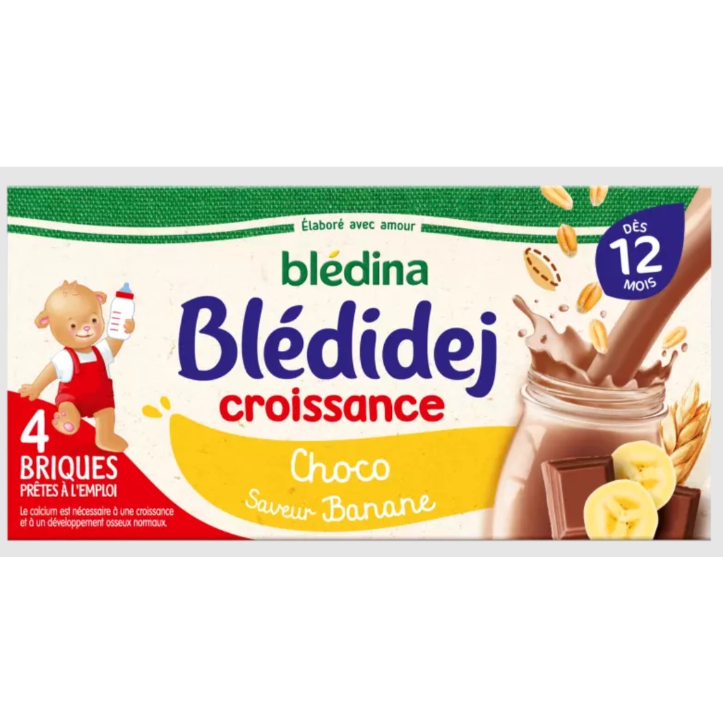 Sữa nước Bledina hàng air Pháp 100% date mới nhất lốc 4 hộp 250ml