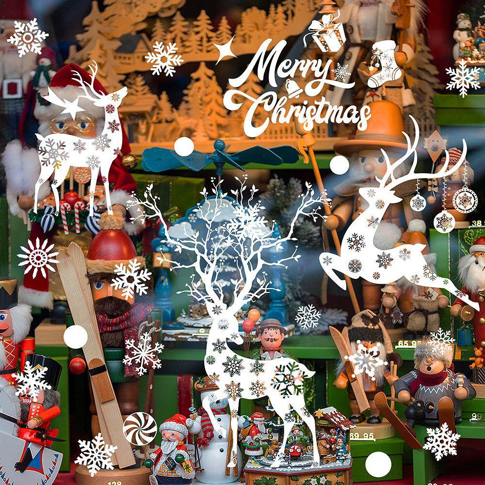 FOREVER Đề Can Dán Cửa Sổ Trang Trí Năm Mới