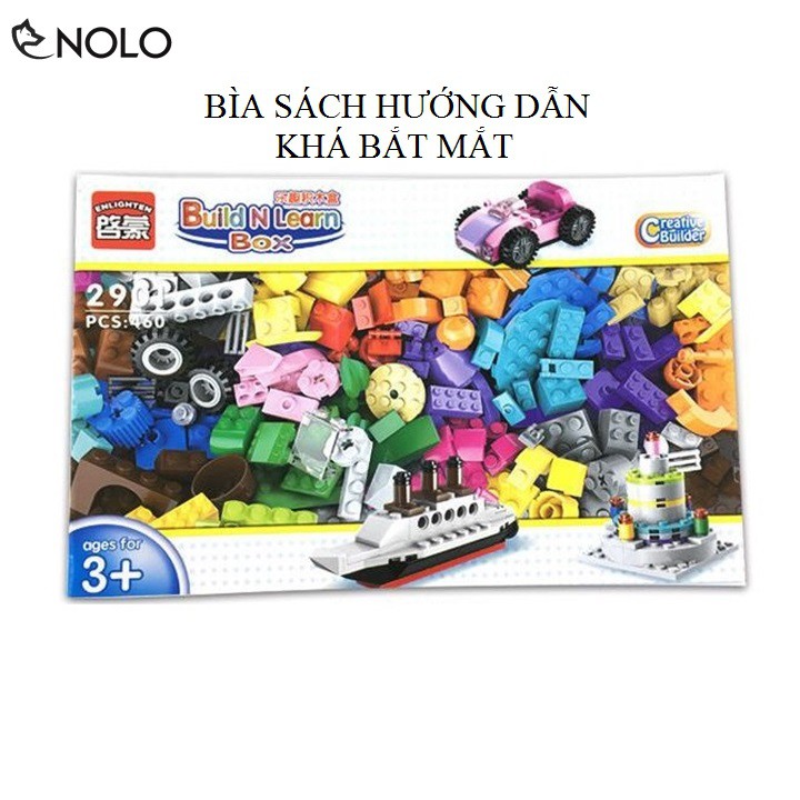 Đồ Chơi Ghép Hình Enlighten 2901 Gồm 460 Chi Tiết Và Sách Hướng Dẫn Dành Cho Bé Trên 4 Tuổi