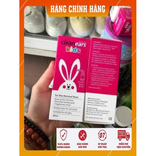 Freeship Xịt ráy tai khô cho bé