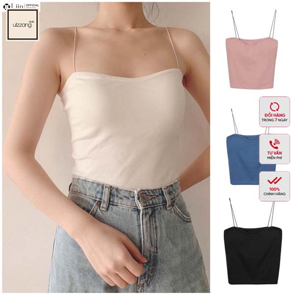 Áo Hai Dây Sợi Bún Nhiều Màu Cotton Freesize 40-55KG