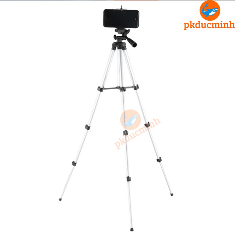 Giá đỡ điện thoại tripod 3 chân chắc chắn, chụp ảnh, livestream, quay video cực tốt