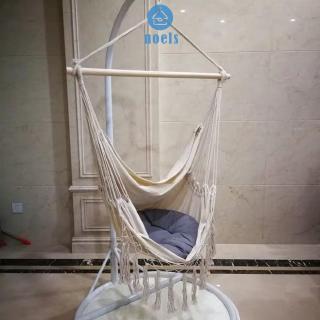 Võng treo cotton phối tua rua màu trắng trang trí độc đáo chất lượng cao tiện lợi