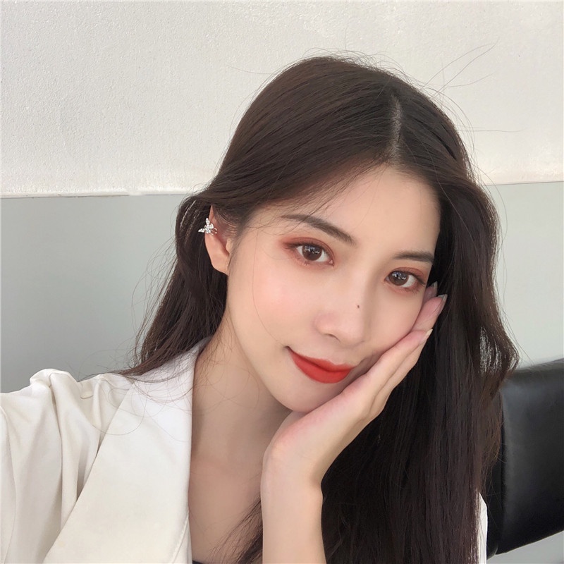 Khuyên kẹp vành tai hình bướm đơn giản thời trang