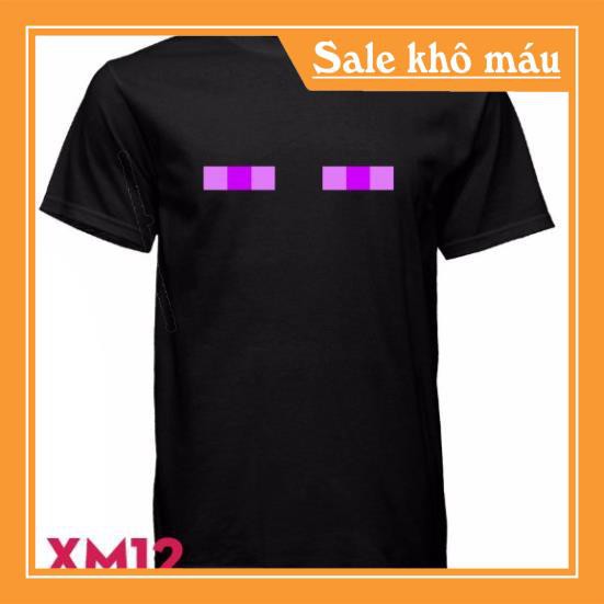 ÁO MINECRAFT- 🔥HOT🔥 Áo thun Minecraft Enderman Face.