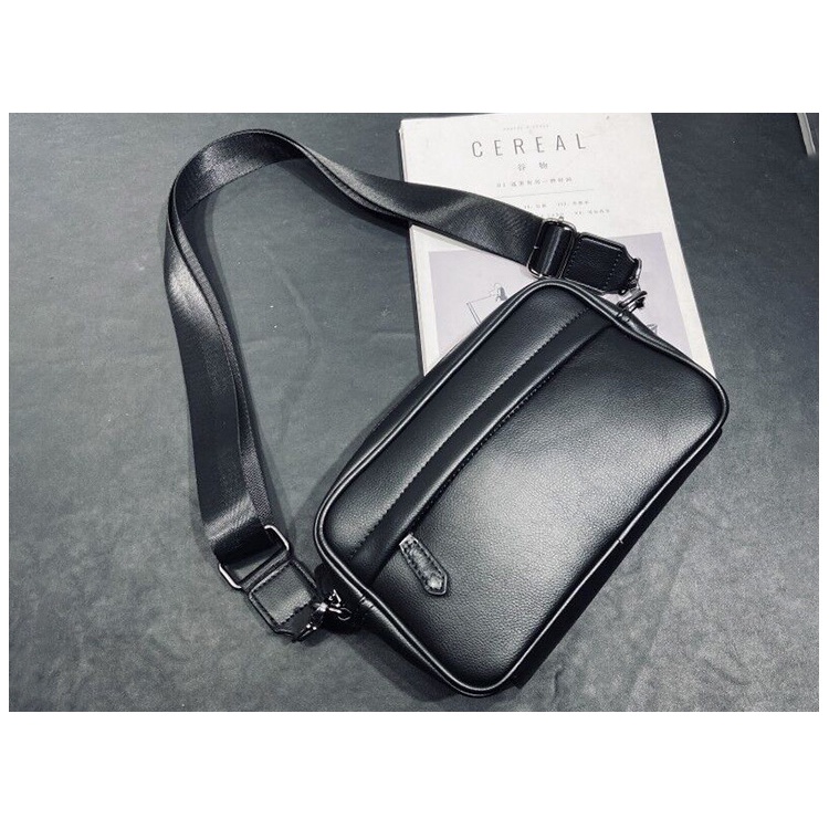 Túi xách da đeo chéo nam siêu hót thời trang Hiếu Túi 155