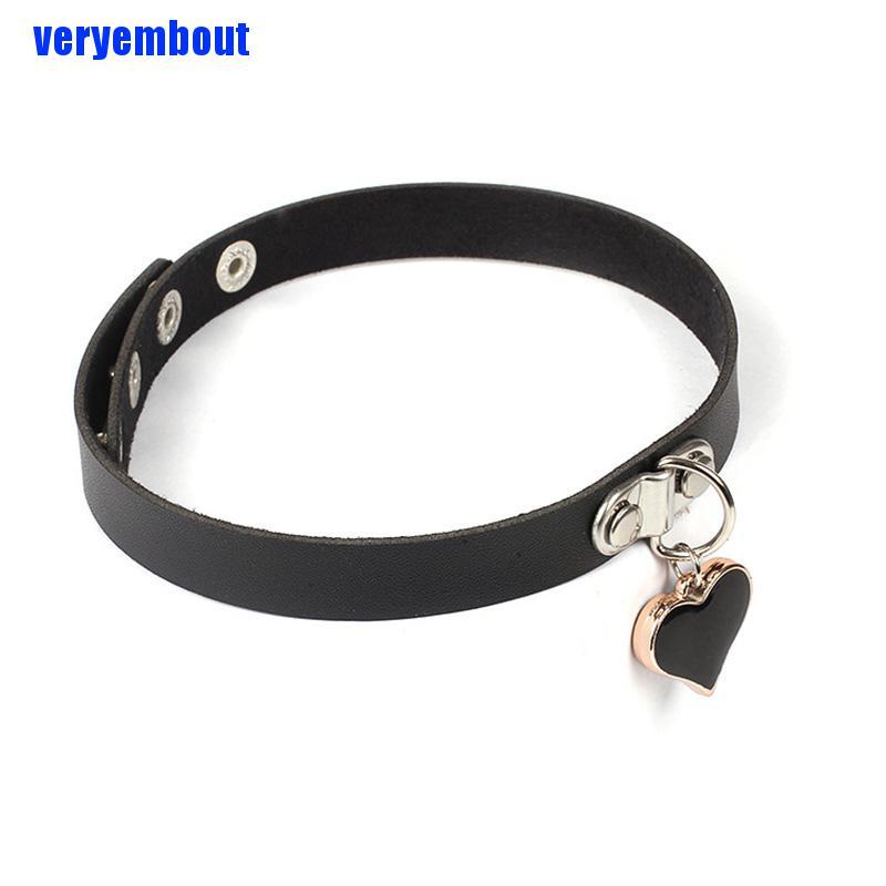 Vòng Cổ Choker Da PU Đính Gai Nhọn Phong Cách Gothic Punk