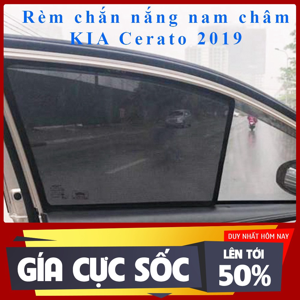 [Rèm ô tô] Rèm che nắng xe Kia Cerato 2016-2020, K3 có hút nam châm