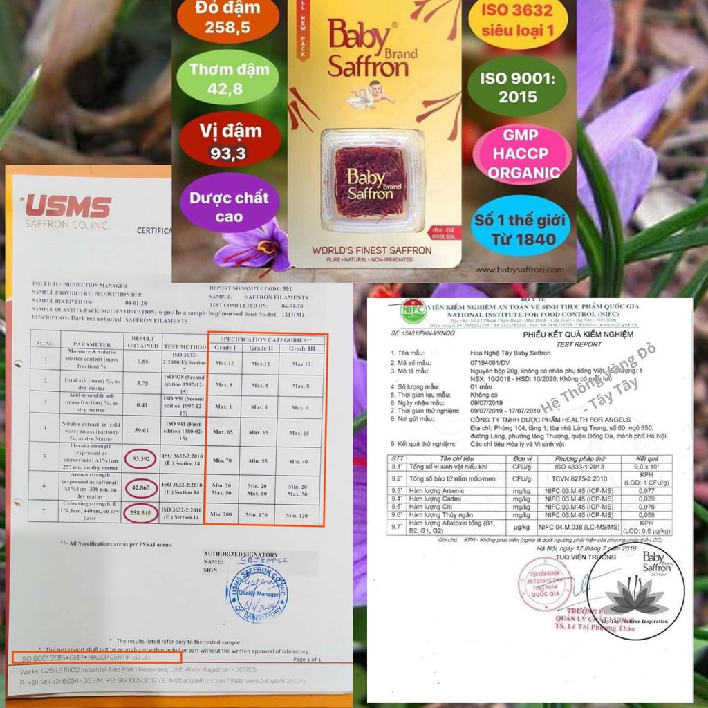 Date 2022 Baby Saffron chính hãng - nhụy hoa nghệ tây Ấn Độ chính hãng | BigBuy360 - bigbuy360.vn