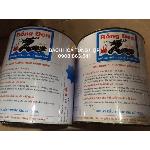 Chống thấm Rồng Đen Thùng 2 Kg