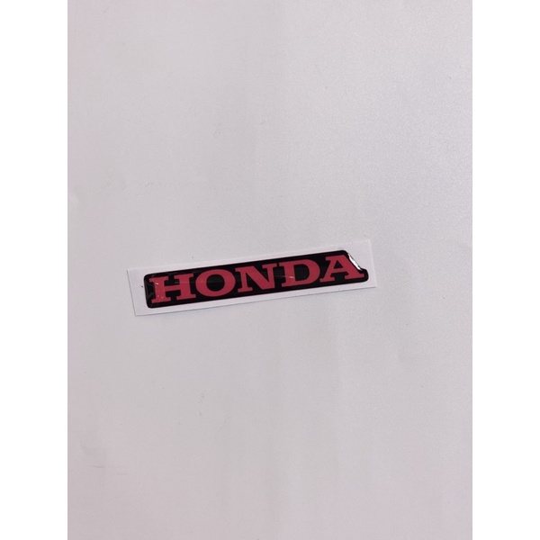 Tem nổi chữ Honda đỏ phản quang 7x1.1cm dán trang trí xe máy