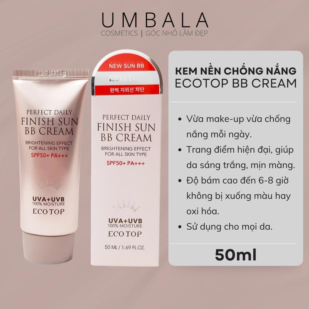 Kem nền chống nắng BB Cream ECOTOP (Mẫu mới)