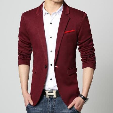 Hugo Áo Khoác Blazer Chất Liệu Cotton Co Giãn Thời Trang Cho Nam Đen