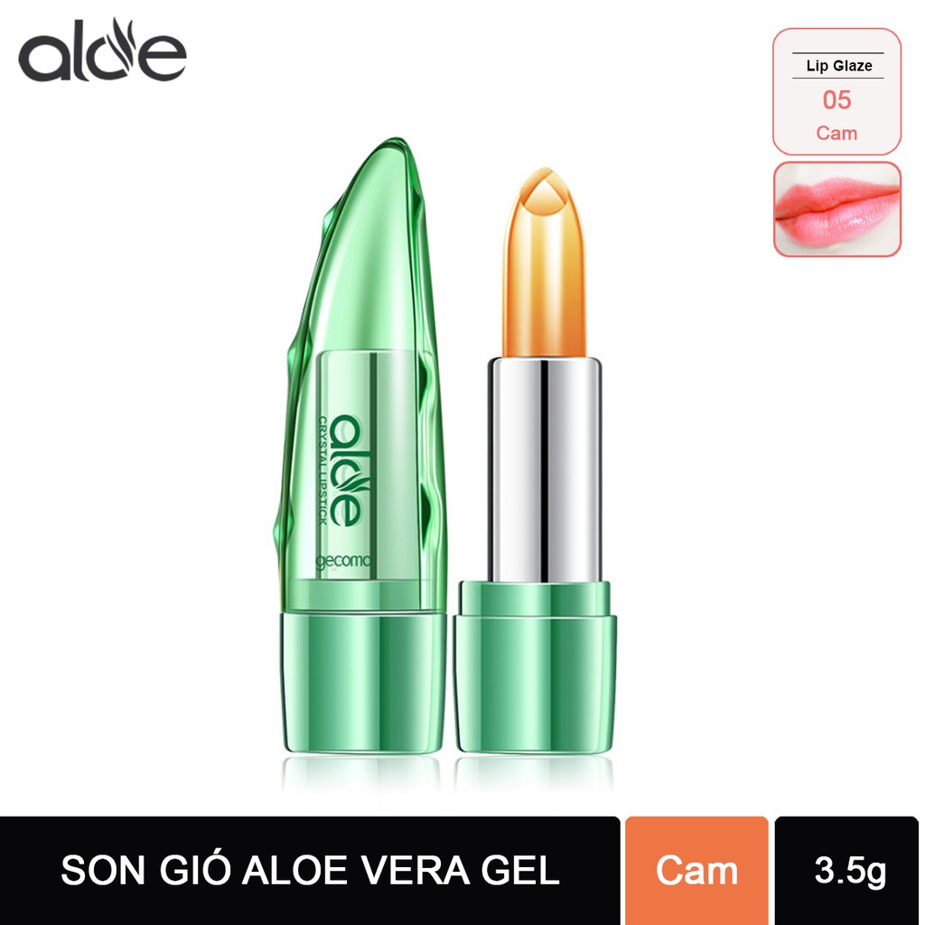 Combo 2 Thỏi Son Gió AloE Cao Cấp + ( quà tặng bút chì kẻ mày)