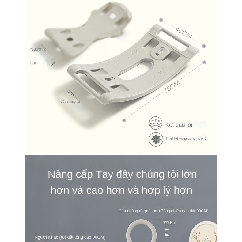 Ngựa gỗ, ngựa bập bênh trẻ em, quà sinh nhật một tuổi, xe đẩy đồ chơi