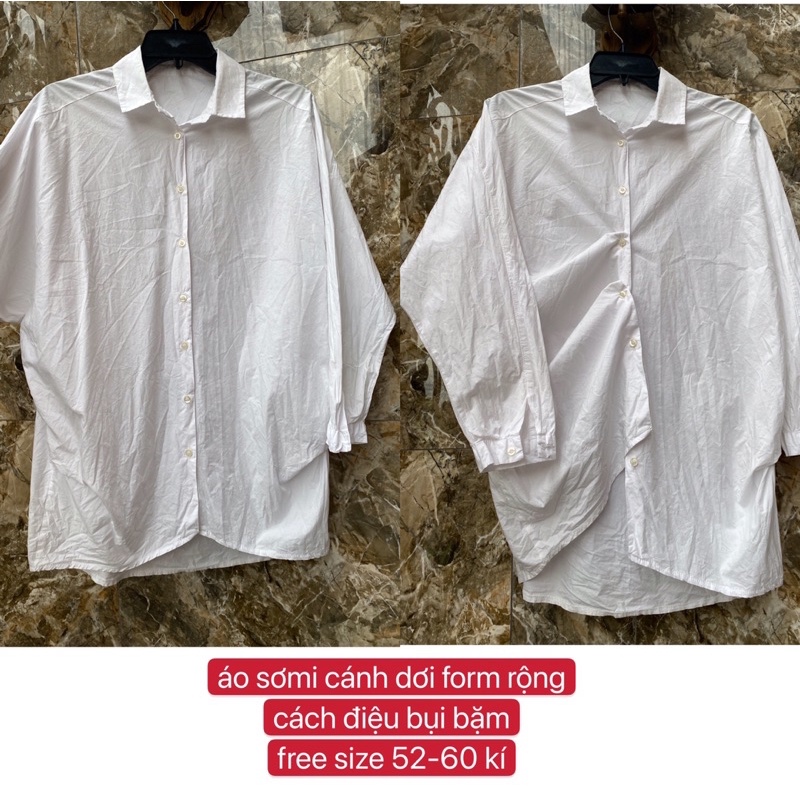 Áo sơmi cách điệu phong cách bụi bặm cánh dơi hàn quốc