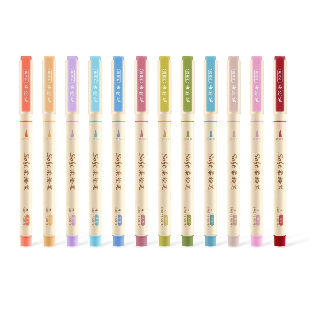 Bộ 3 Bút Lông Mềm Vẽ Tranh Thư Pháp C6335