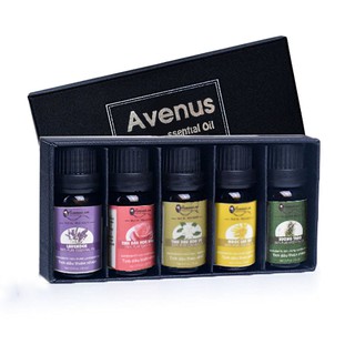 Combo 5 chai tinh dầu BST Ánh nắng ban mai Avenus 10ml