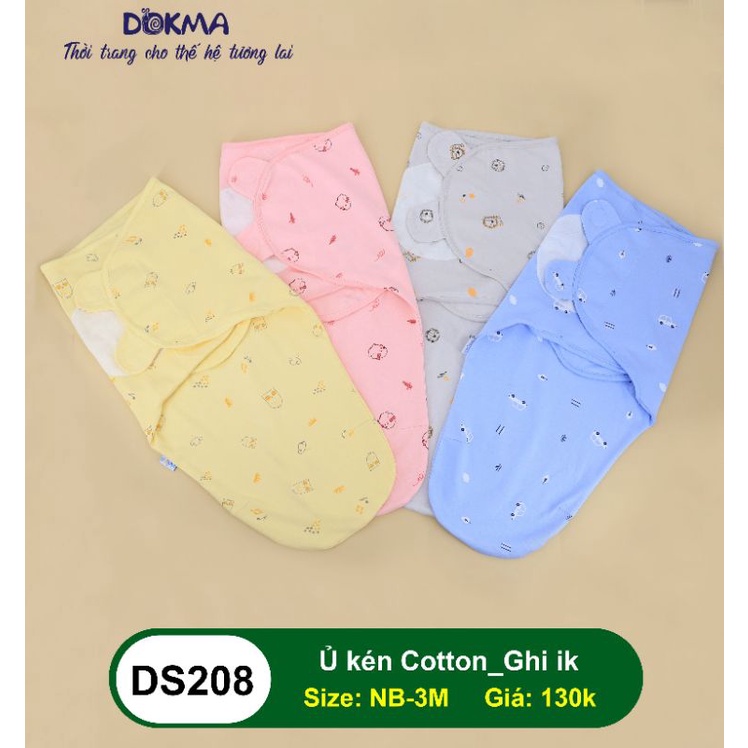 [ Chính Hãng] Ủ kén cotton cho bé Dokma