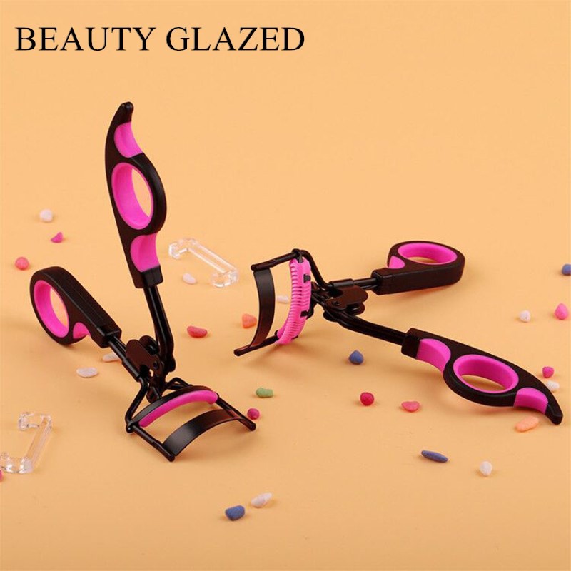 BEAUTY GLAZED mascara + dụng cụ uốn mi, không thấm nước và sử dụng lâu dài