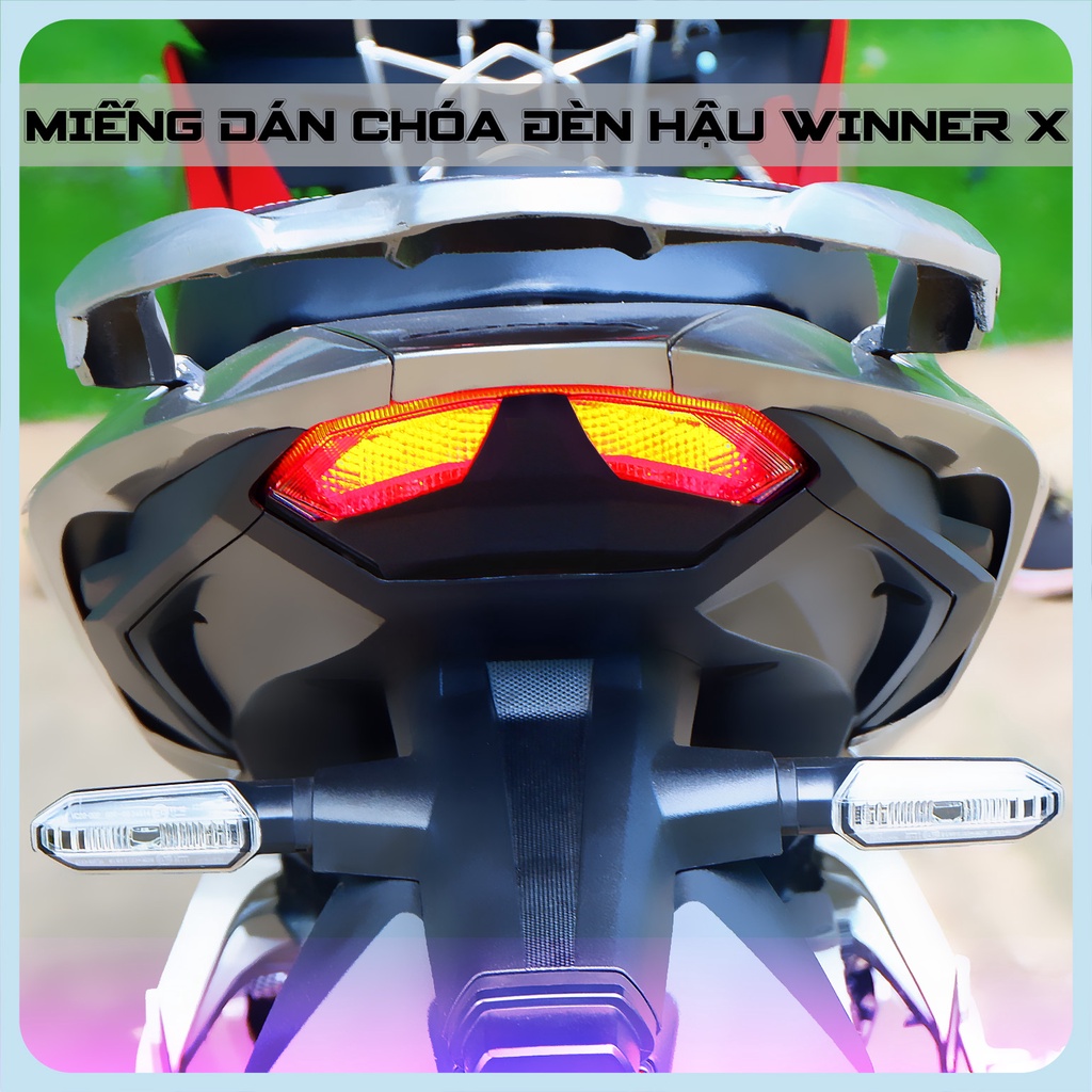 [Mã 258LIFESALE giảm 8% đơn 100K] Miếng dán đèn hậu Winner X decal đen