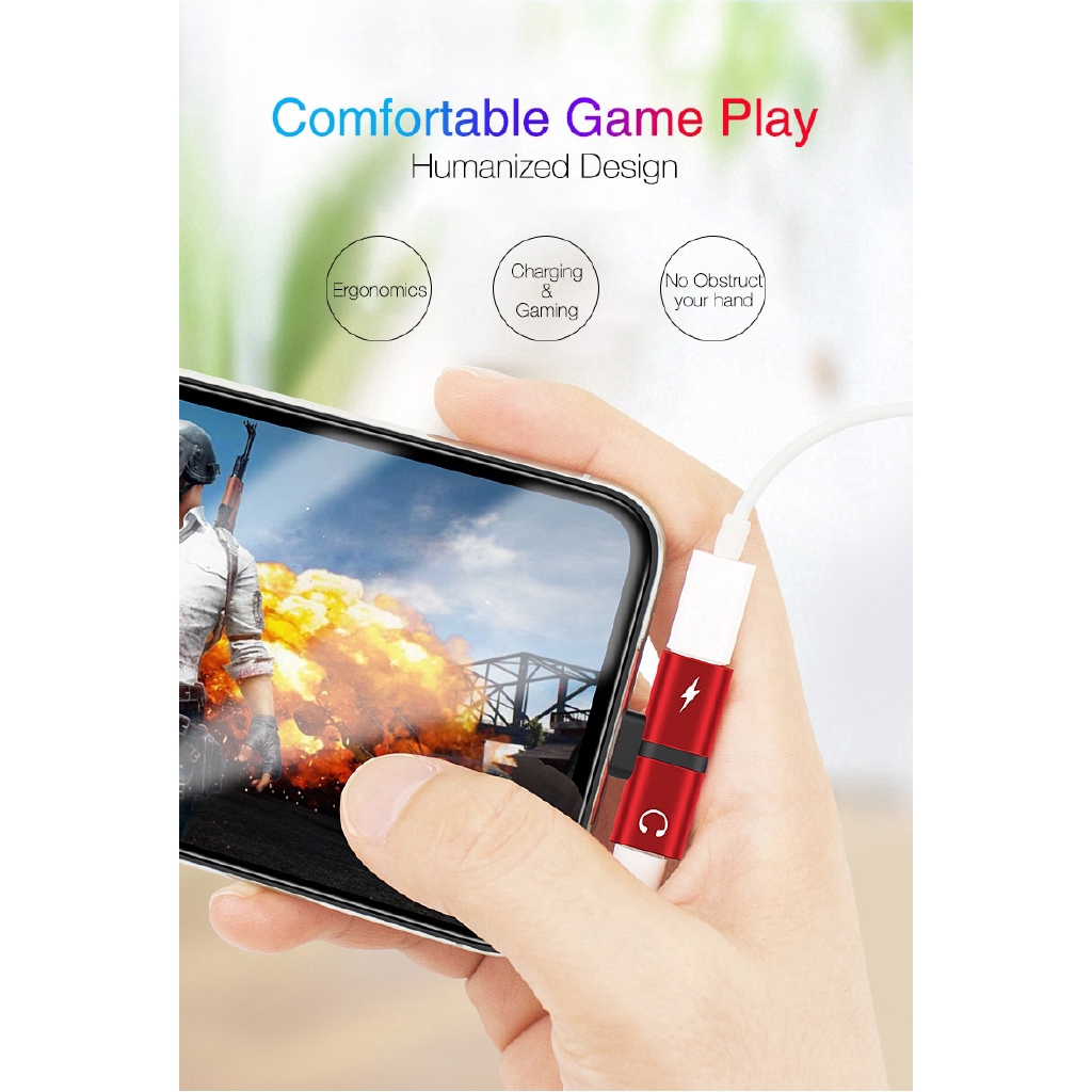 Bộ Chuyển Đổi Âm Thanh Aux Tương Thích Với iPhone Xs Max Xr X 8 7