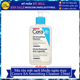 Sữa rửa mặt Cerave SA Smoothing Cleanser 236ml