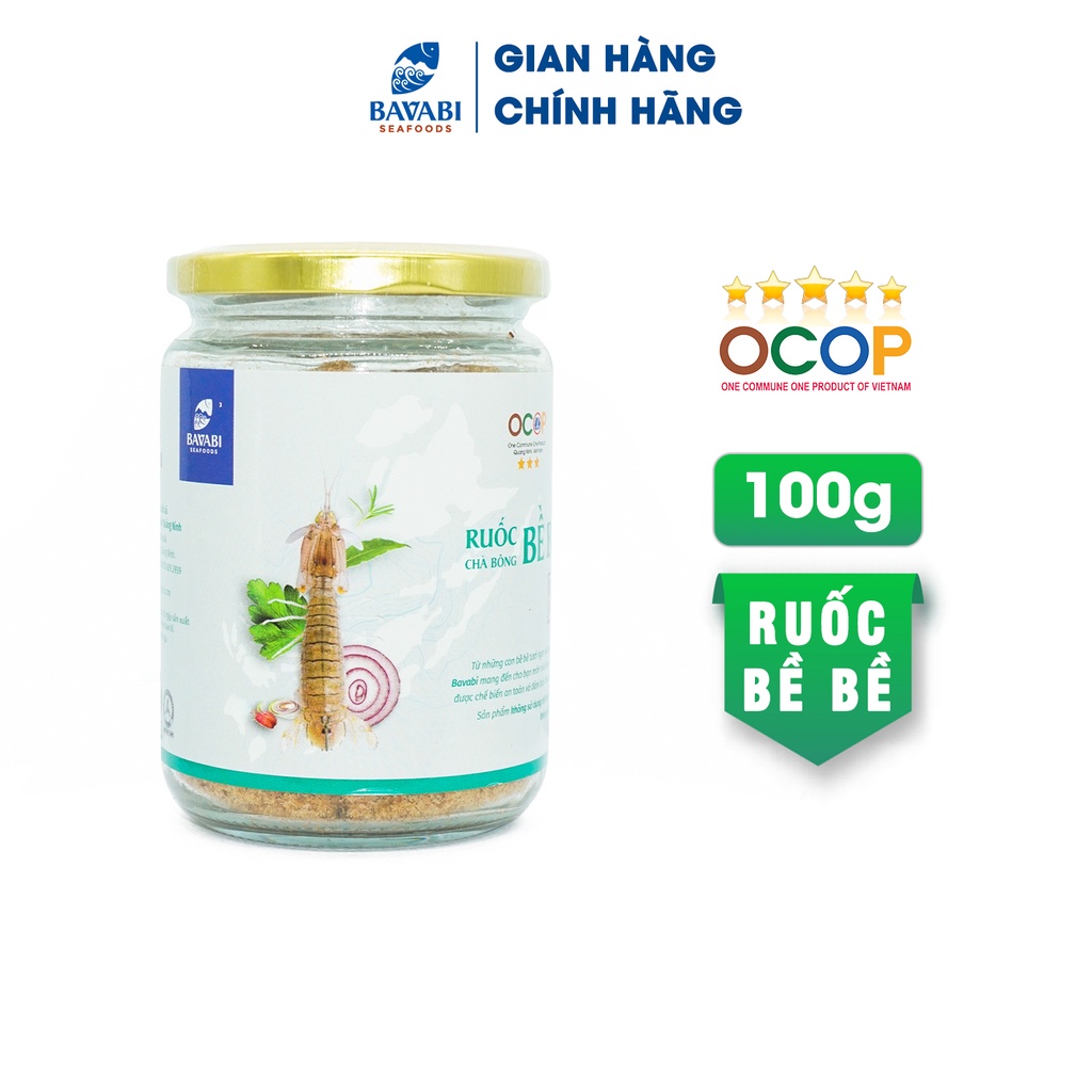 Ruốc Bề Bề BAVABI Hũ 100g Thơm Ngon Bổ Dưỡng | Đặc Sản Số 1 Quảng Ninh