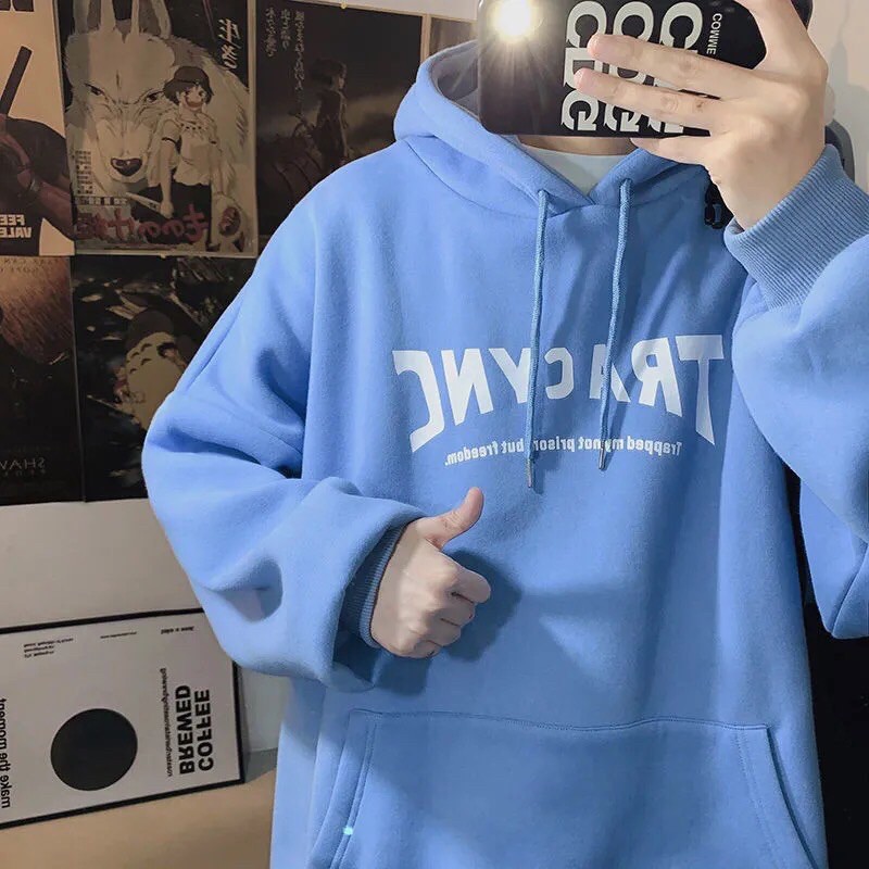 Áo Hoodie Nam Nữ from rộng vải nỉ không xù lông Hàng Quảng Châu