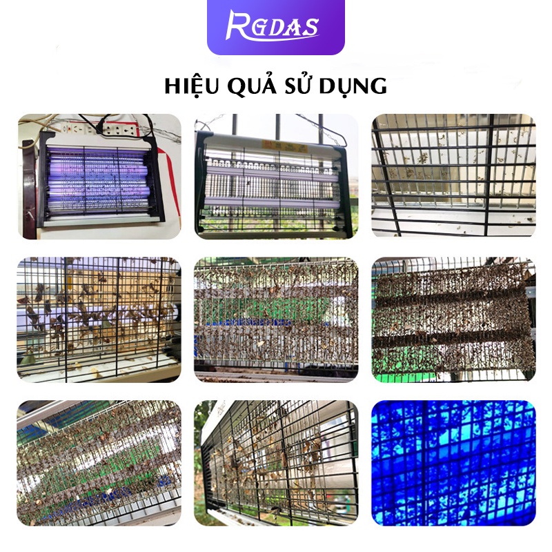 Đèn bắt muỗi và diệt côn trùng RGDAS phiên bản khung Nhôm cao cấp