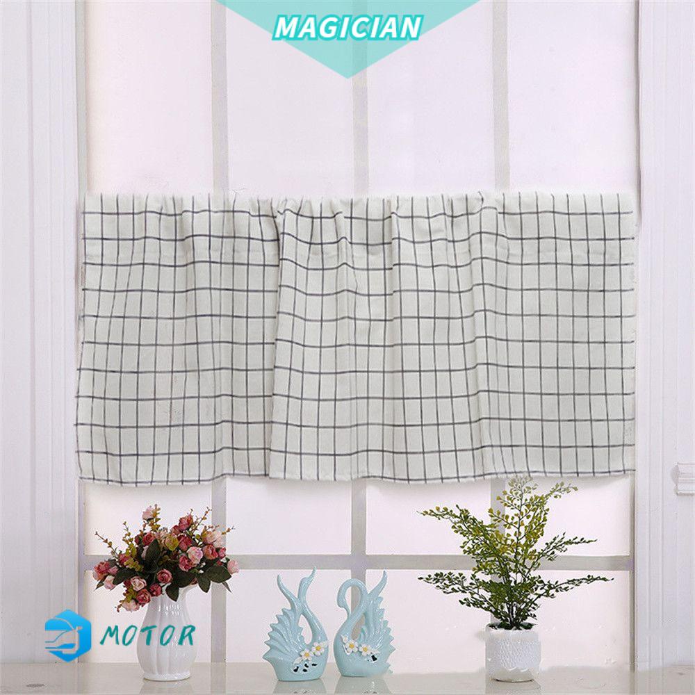 Rèm cửa ngắn nhiều họa tiết tùy chọn phong cách Nhật Bản đơn giản thanh lịch trang trí nhà bếp