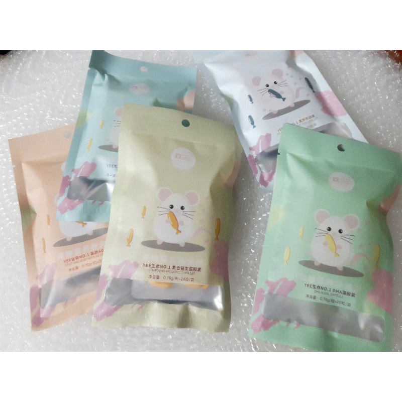 Combo 5 túi cá con bảo vệ sức khỏe cho hamster