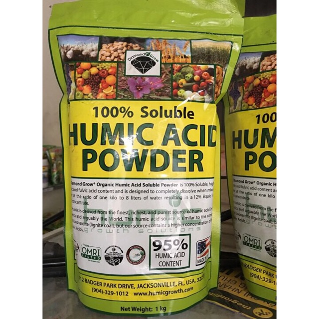 Phân bón kích rễ Humic Acid Powder (USA) gói 1 kg