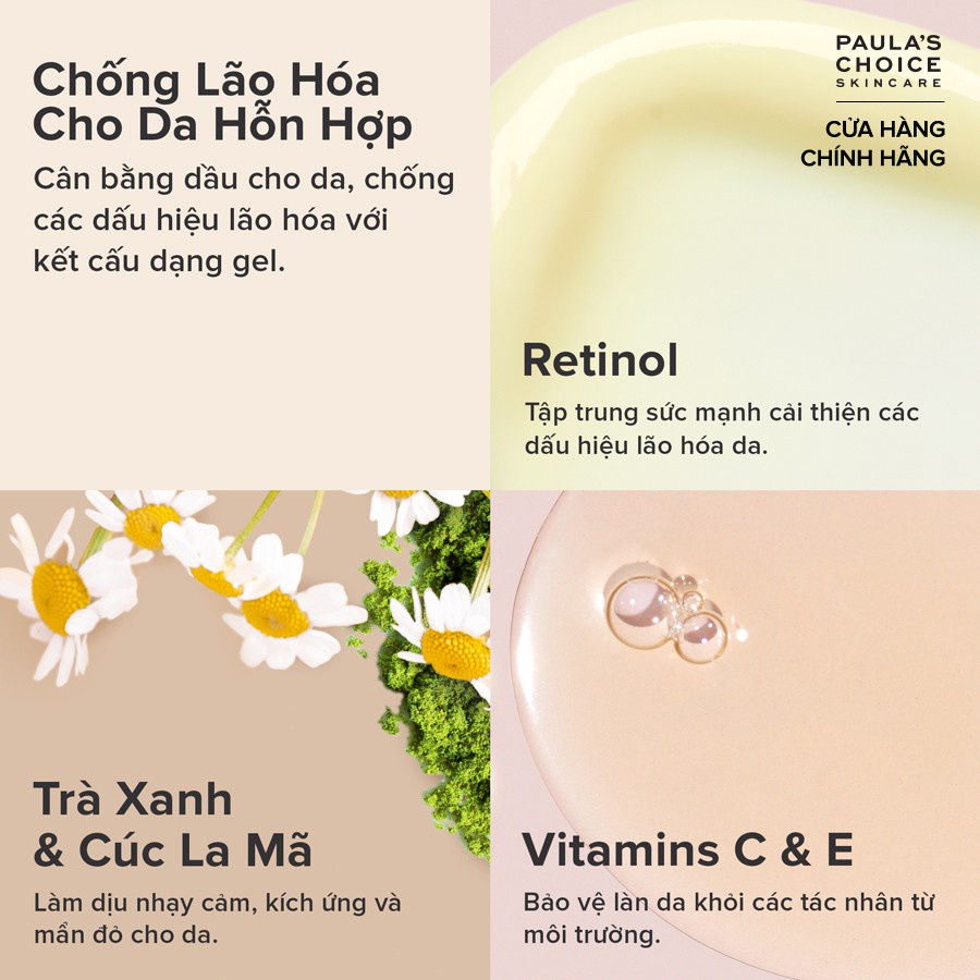 Tinh chất chống lão hóa cân bằng độ ẩm Paula's Choice Skin Balancing Super Antioxidant Concentrate Serum 30ml Mã: 3350