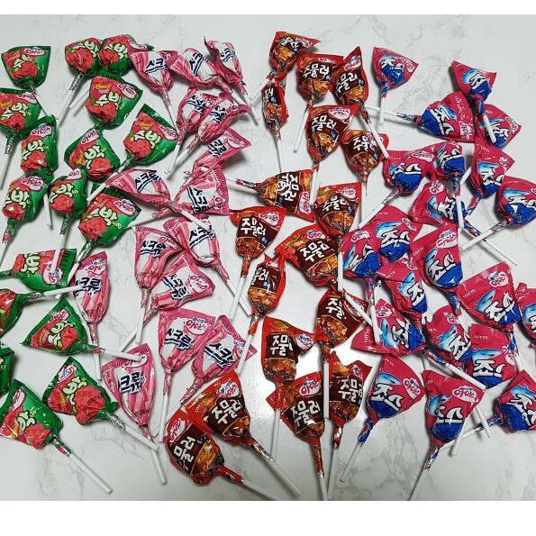 Kẹo mút Lolipop Ice Lotte (combo 4 cây)