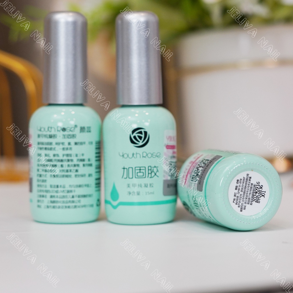 Sơn cứng móng hoa hồng JELIVA 15ml