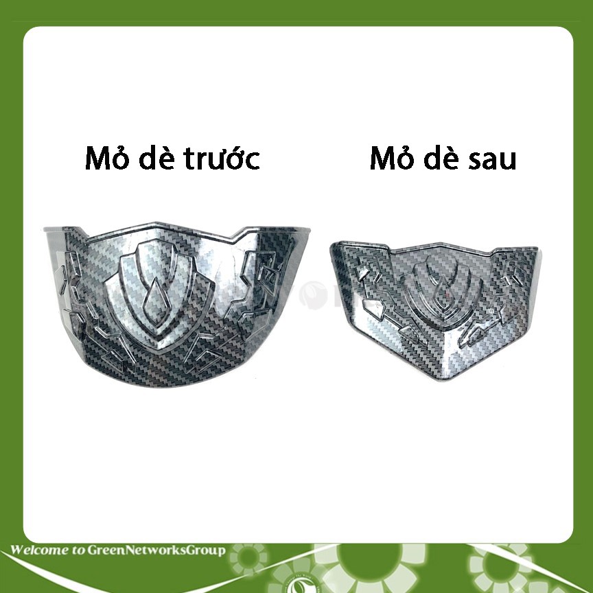Ốp mỏ dè carbon trước sau xe AIRBLADE 2020 Greennetworks