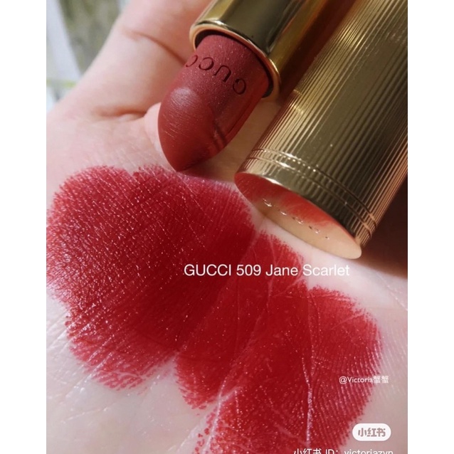 Son Gucci 509 Janie Scarlet - Đỏ Nhung