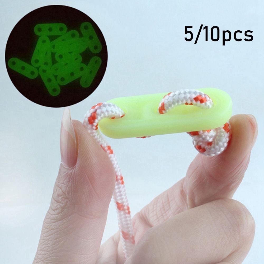 Set 5 / 10 Móc Khóa Dây Lều Trại Bằng Nhựa Tiện Dụng