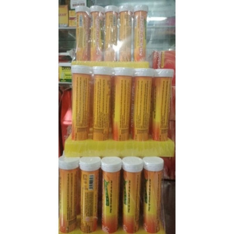 Vitamin  C sủi MULTIVITAMIN PLUS  tuýp 20 viên sủi | Thế Giới Skin Care
