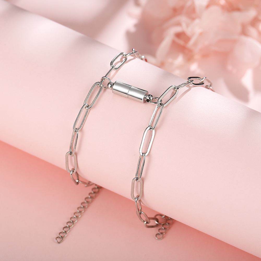 [Mã FAMAYFA giảm 10K đơn 50K] Set 2 Vòng Tay Nam Châm Phong Cách Hàn Quốc Dành Cho Các Cặp Đôi | BigBuy360 - bigbuy360.vn