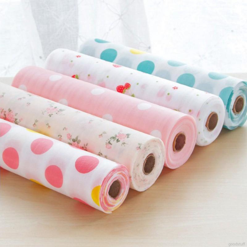 Cuộn 3m giấy lót ngăn tủ bếp chống thấm đa năng