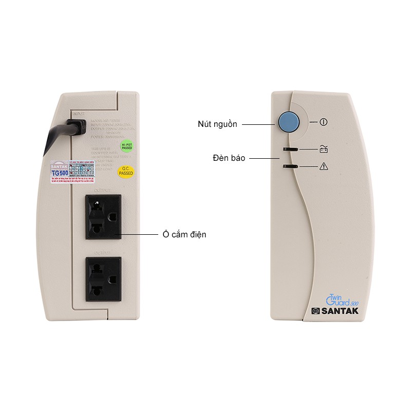 Ups Santak 1000va 600w Hoang Trần Computer