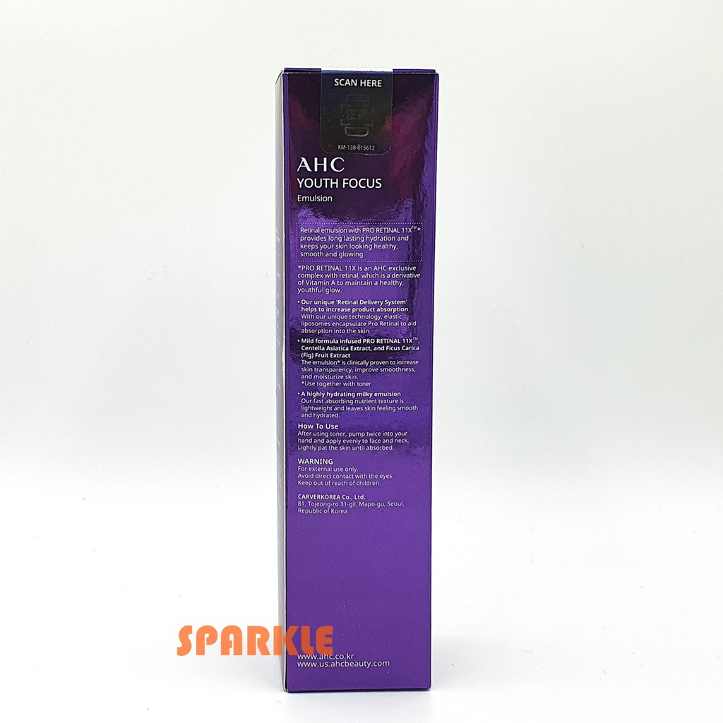 ❗Giảm giá trong ngày hết hạn ngắn❗Nhũ Tương youth 130ml / ahc / date: 2024.03.12