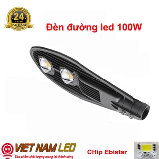 Đèn đường led 100W 2 mắt led, công xuất đủ 100W