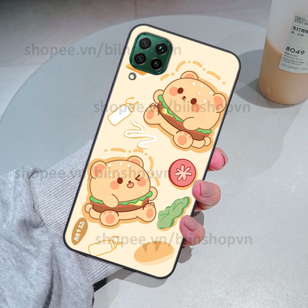 Ốp Huawei Nova 7i in hình gấu chocolate kẹo ngọt siêu đẹp siêu xinh