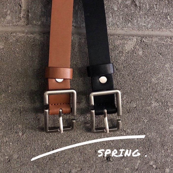 Thắt lưng nam nữ DN08 dây nịt nam nữ 2.3cm thời trang phong cách Hàn Quốc