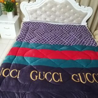 Chăn lông cừu thương hiệu - Gucci